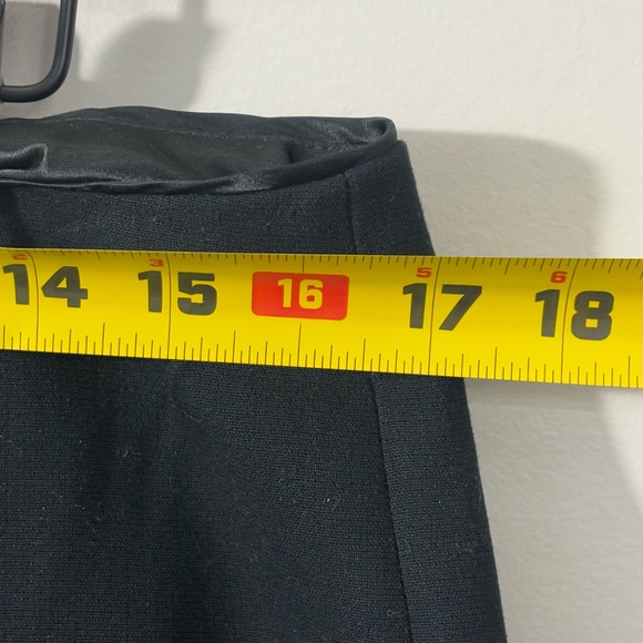 Gap Women's Dress Pants Size 14 Regular Black Mid Rise Wide Leg - Picture 4 of 6